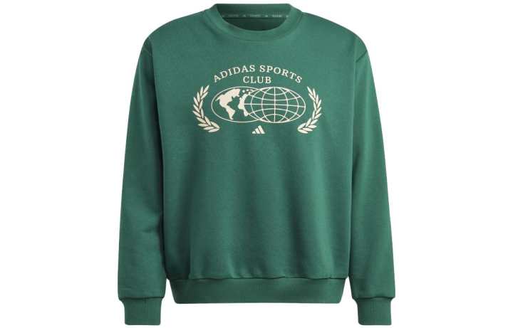 Adidas Adidas Sweatshirts Unisex Green Crew Neck Moderate Regular