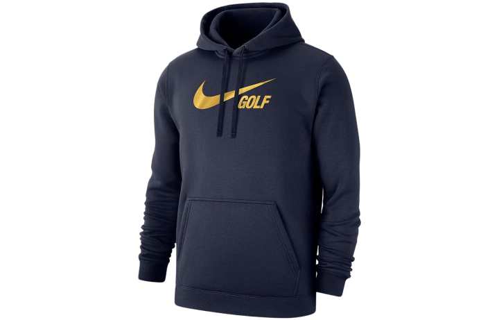 Nike Nike Sweatshirts Men's Navy Blue Hooded Moderate Regular