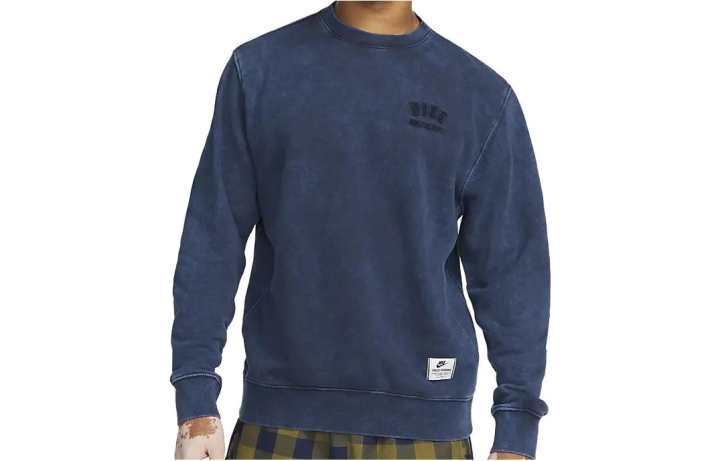 Nike Nike Sweatshirts Men's Blue Crew Neck Moderate Regular
