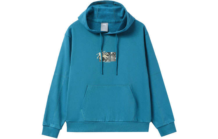 Li-Ning Li Ning Sports Trendy Collection Sweatshirt Unisex Space Blue