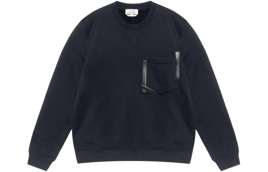 HERMES HERMES FW23 Sweatshirt Men's Marine Blue