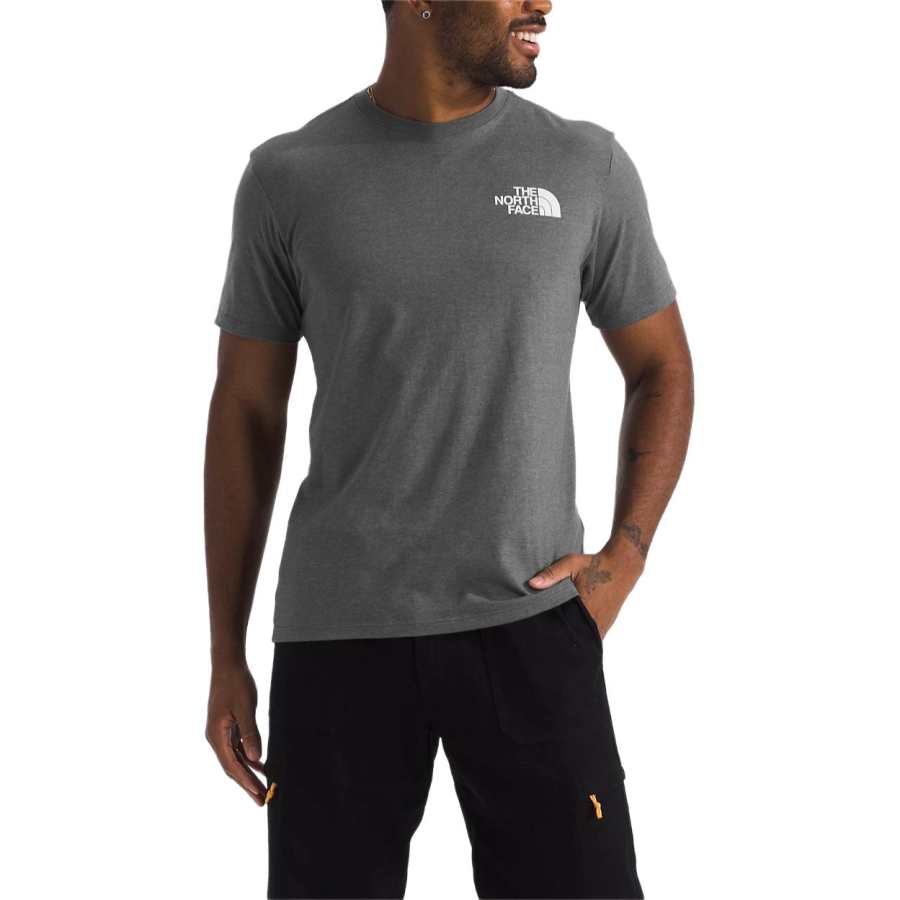 THE NORTH FACE Men's Short Sleeve TNF Mountain Moon Tee T Shirt Men's Gray