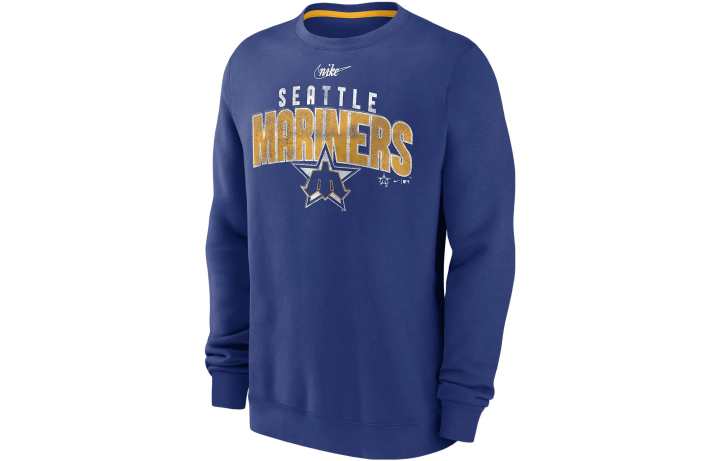 Nike Nike Los Angeles Dodgers 2025 World Series Champion Gold Series Men's Nike Mlb Pullover Crew