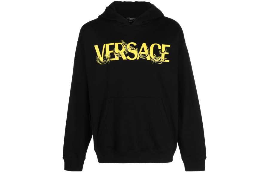 VERSACE VERSACE Logo Printed Hoodie