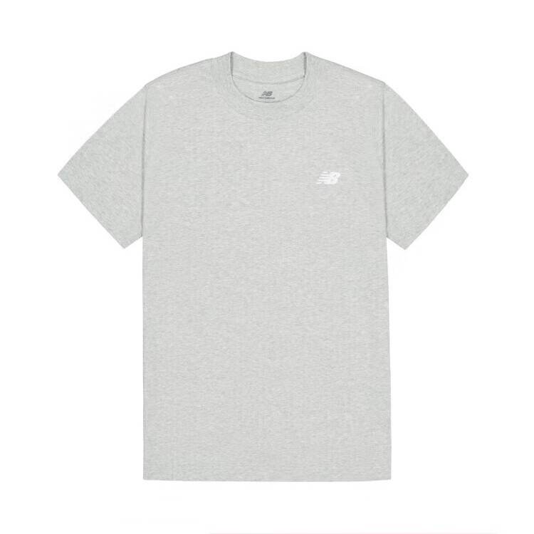 New Balance New Balance T Shirts Men's Gray Crew Neck Moderate