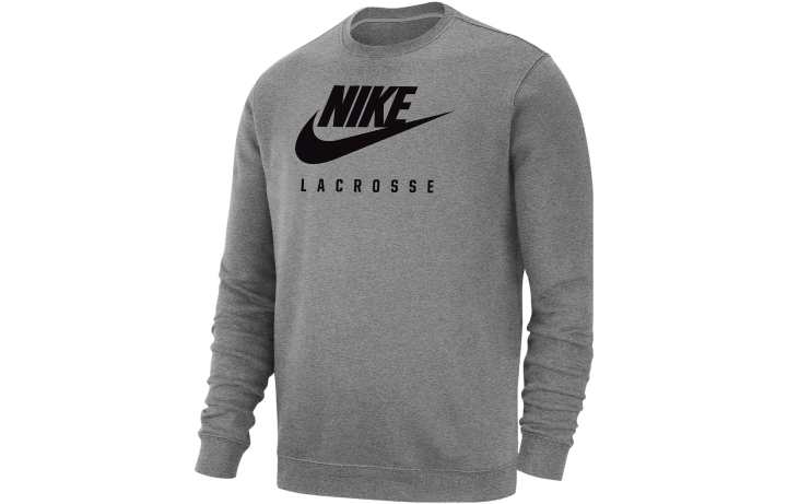 Nike Nike Sweatshirts Men's Gray Crew Neck Moderate Regular