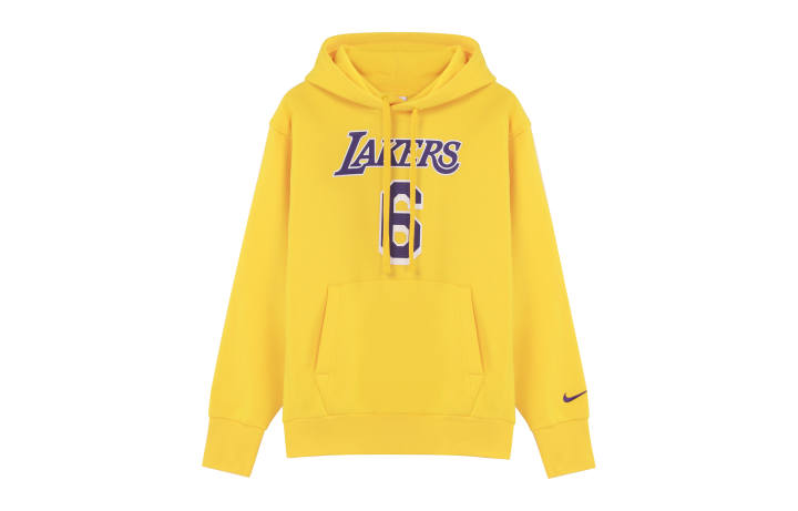 Nike Nike Hooded Comfortable Versatile Fleece Lined Long Sleeved Sweatshirt Men's Yellow