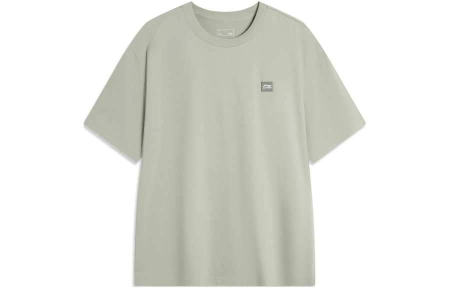 Li-Ning Li Ning Sports Life Collection T Shirt Unisex Withered Grass Gray