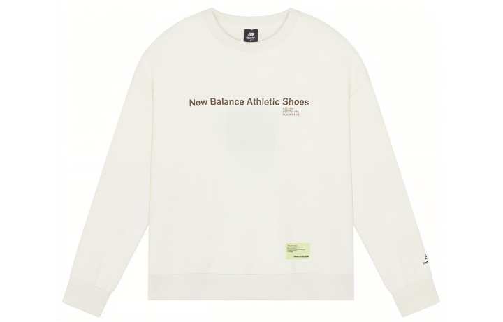 New Balance New Balance Sweatshirts Unisex White Crew Neck Moderate Regular