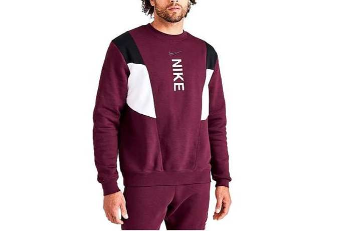 Nike Nike Sweatshirts Men's Dark Purple Crew Neck Moderate Regular