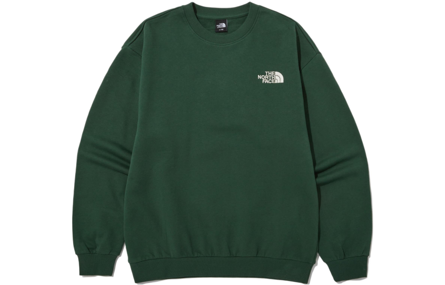 THE NORTH FACE Sweatshirts Men's Green Crew Neck Thickened Other