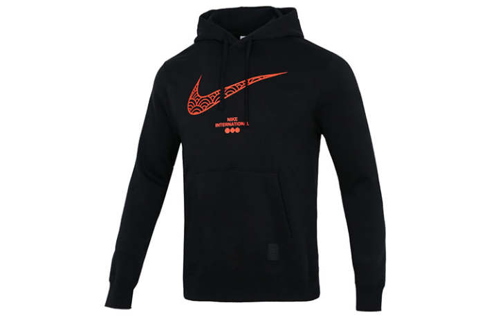 Nike Nike CNY Collection Sweatshirts Men's Black Hooded Thickened Regular