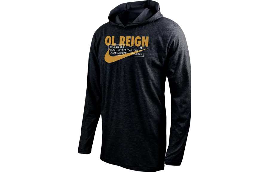 Nike Nike Ol Reign Men's Nike Soccer Long Sleeve Hooded T Shirt