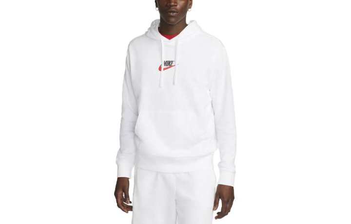 Nike Nike Sweatshirts Men's White Hooded Moderate