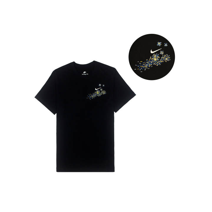 Nike Nike T Shirts Unisex Black Crew Neck Moderate Straight Fit