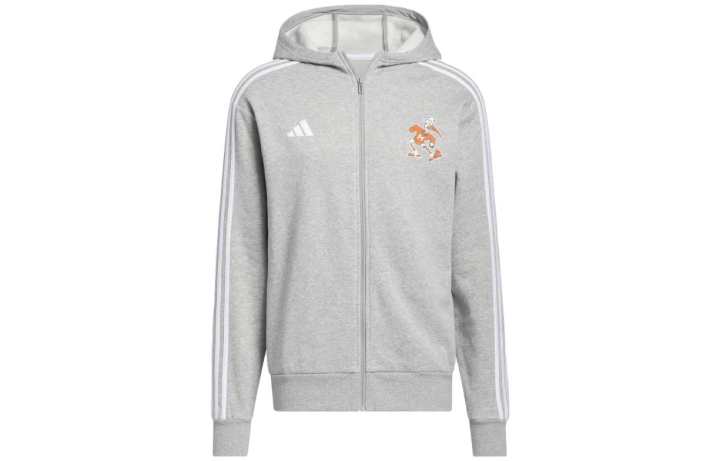Adidas Adidas Sweatshirts Men's Light Gray Hooded Moderate Regular