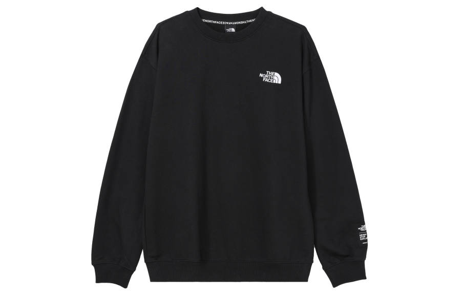 THE NORTH FACE Sweatshirts Unisex Black Crew Neck Moderate Regular
