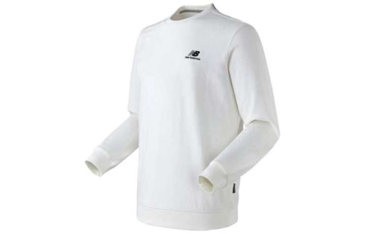 New Balance New Balance Sweatshirts Men's White Crew Neck Moderate Regular