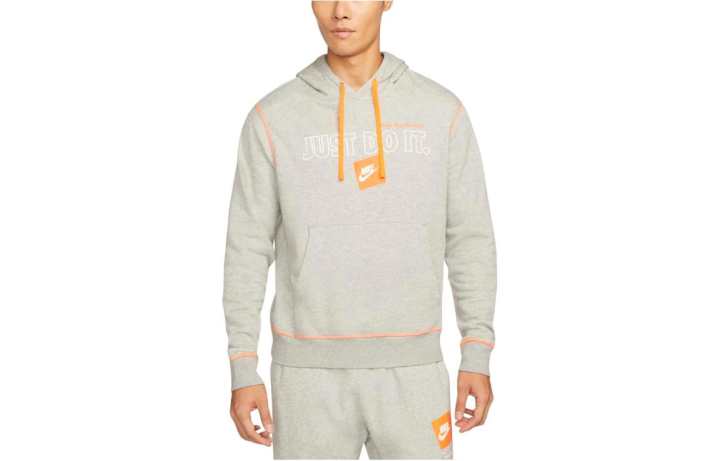 Nike Nike Sweatshirts Men's Gray Hooded Moderate Regular