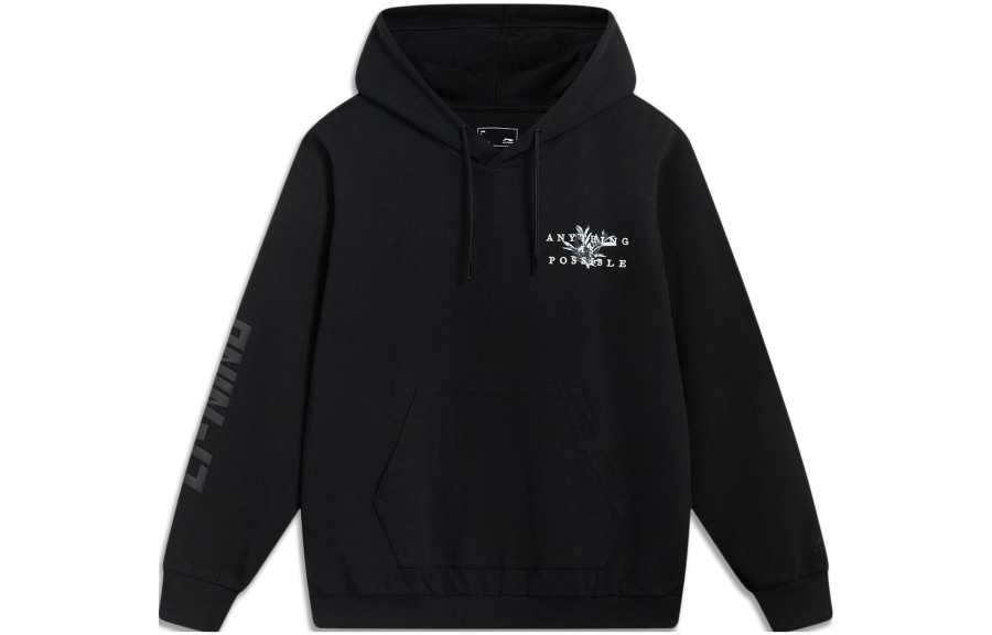 Li-Ning Li Ning Sports Trendy Collection Sweatshirt Men's Black