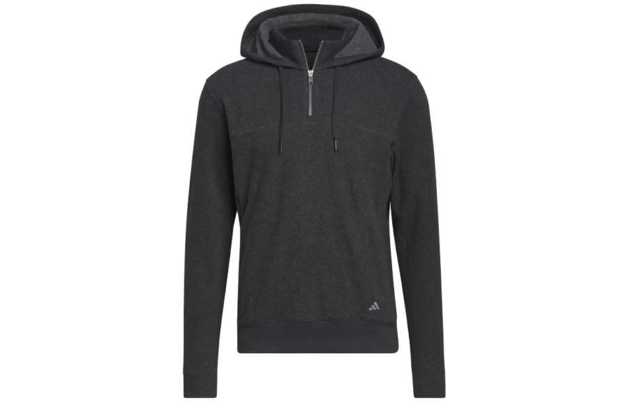 Adidas Adidas Sweatshirts Men's Black Hooded Moderate Regular
