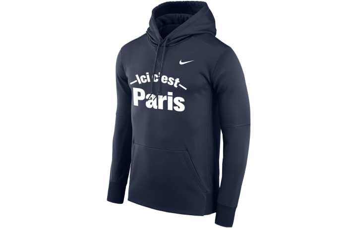 Nike Nike Sweatshirts Men's Navy Blue Hooded Moderate Other