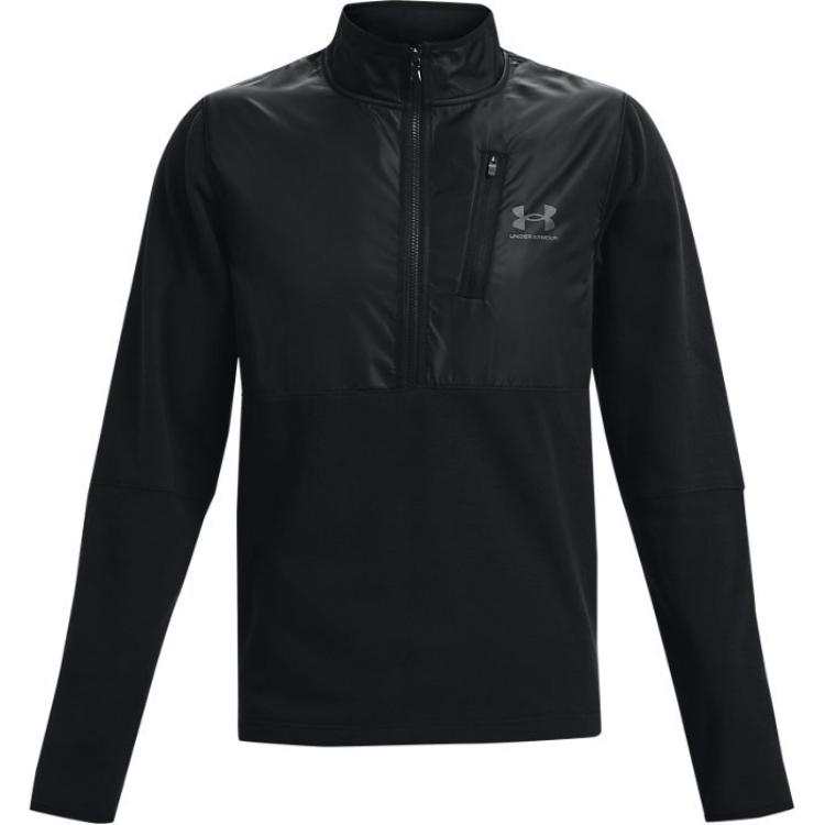 Under Armour Sweatshirts Men's Black Stand Collar Moderate Other