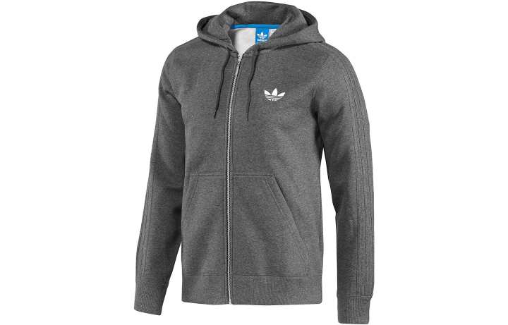 Adidas Adidas Sweatshirts Men's Gray Hooded Moderate Other