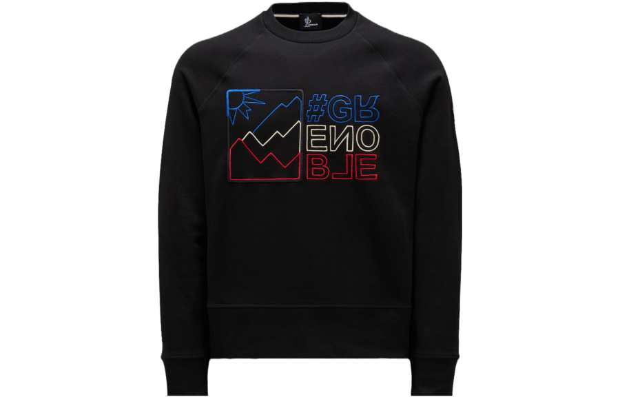 Moncler Grenoble Logo Embroidered Crewneck Sweatshirt