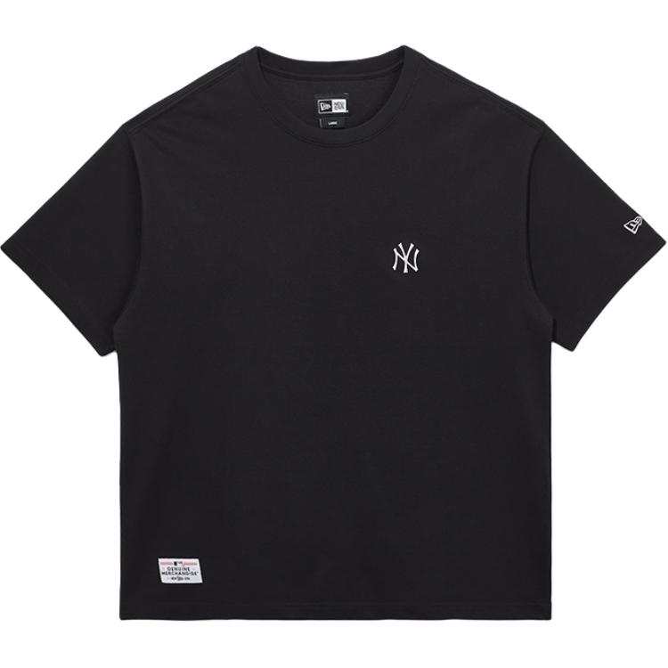 New Era T Shirts Unisex Black Crew Neck