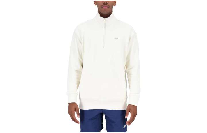 New Balance New Balance Sweatshirts Men's White Stand Collar Moderate Regular