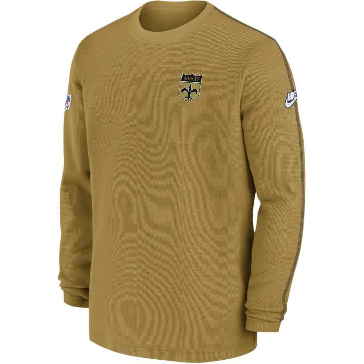 Nike Nike New Orleans Saints Logo Coach Men's Nike Nfl Long Sleeve Top