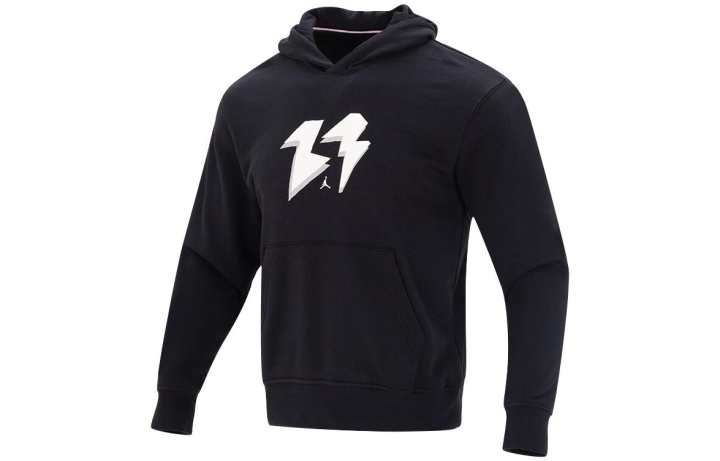 Jordan Jordan Sweatshirts Men's Black Hooded Moderate Regular