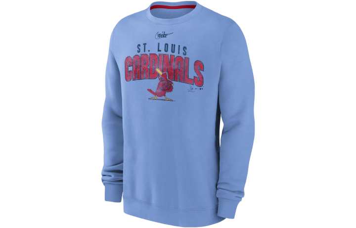 Nike Nike Sweatshirts Men's Sky Blue Crew Neck Moderate Other