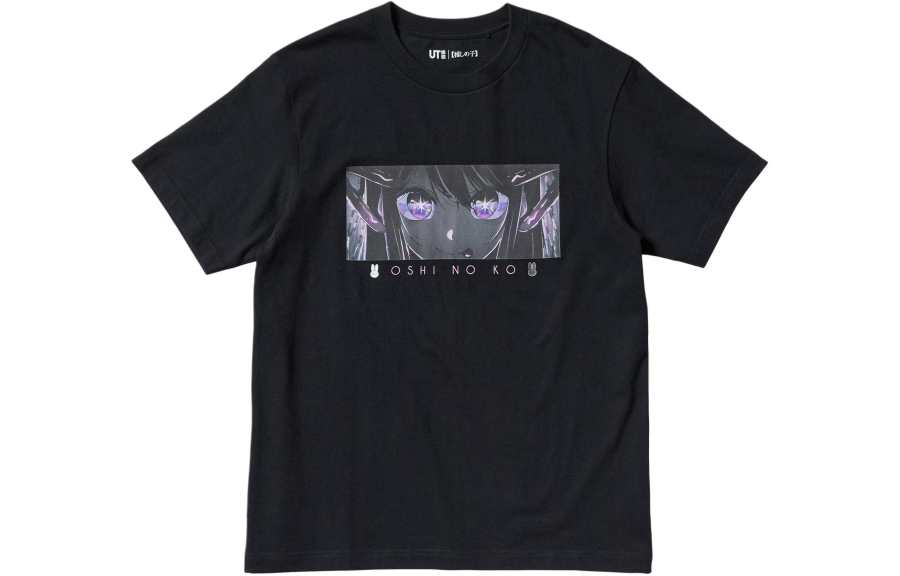 UNIQLO x Oshinoko T Shirt Men's Black