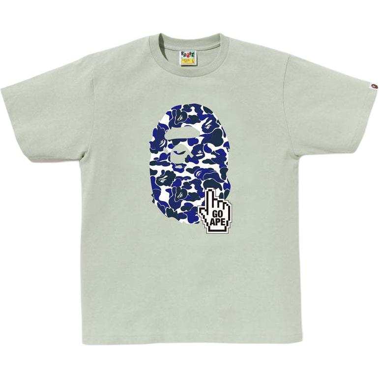 A BATHING APE Bape Camo Go Ape Pointer Big Ape Head Tee