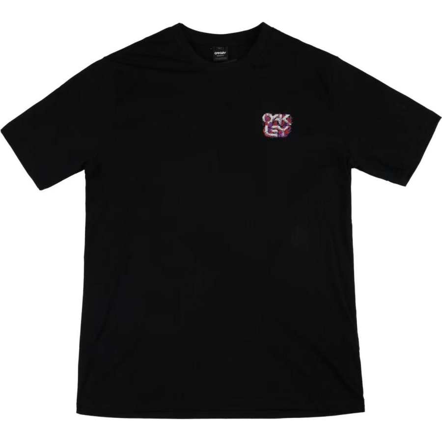 Oakley T Shirts Unisex Black Crew Neck Moderate