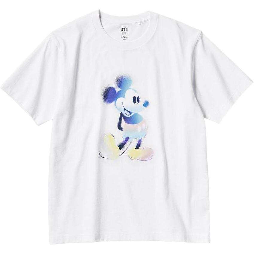 UNIQLO UT T Shirts Unisex White Crew Neck Moderate