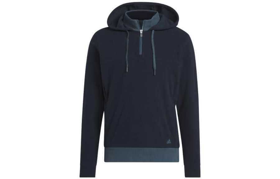 Adidas Adidas Sweatshirts Men's Night Blue Hooded Moderate Regular