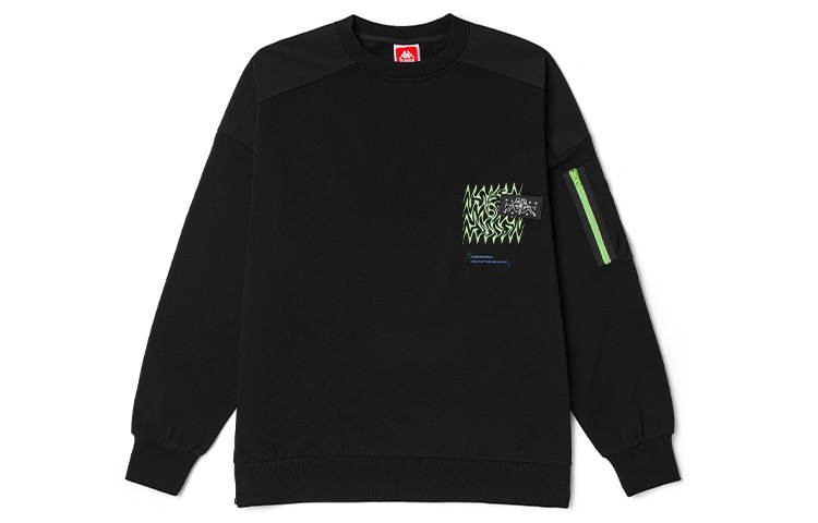 Kappa Sweatshirts Unisex Crew Neck Moderate Regular