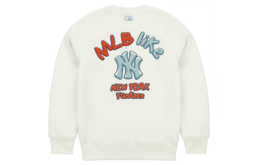 MLB MLB Sweatshirts Unisex Cream Crew Neck Thickened Regular