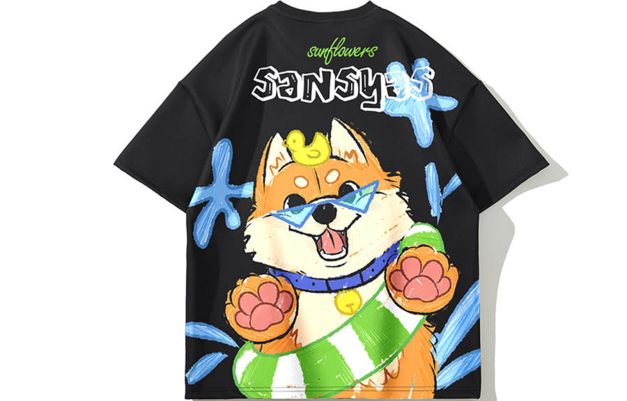 SANSYAS T Shirts Unisex Crew Neck Moderate