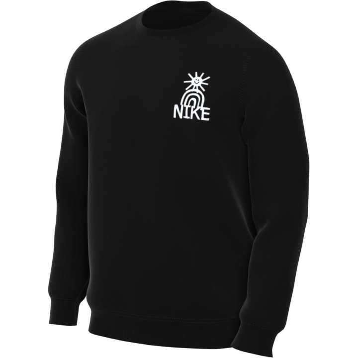 Nike Nike Sweatshirts Men's Black Crew Neck Moderate Regular