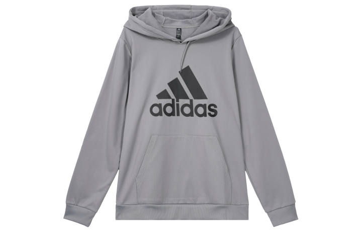 Adidas Adidas Sweatshirts Men's Gray Hooded Moderate Regular
