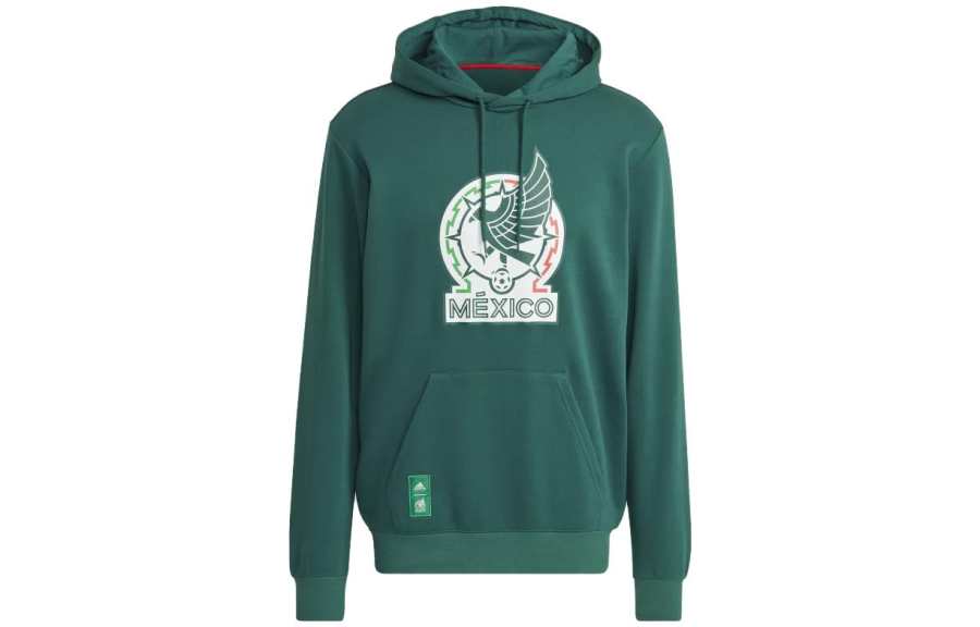 Adidas Adidas Sweatshirts Men's Green Hooded Moderate Regular