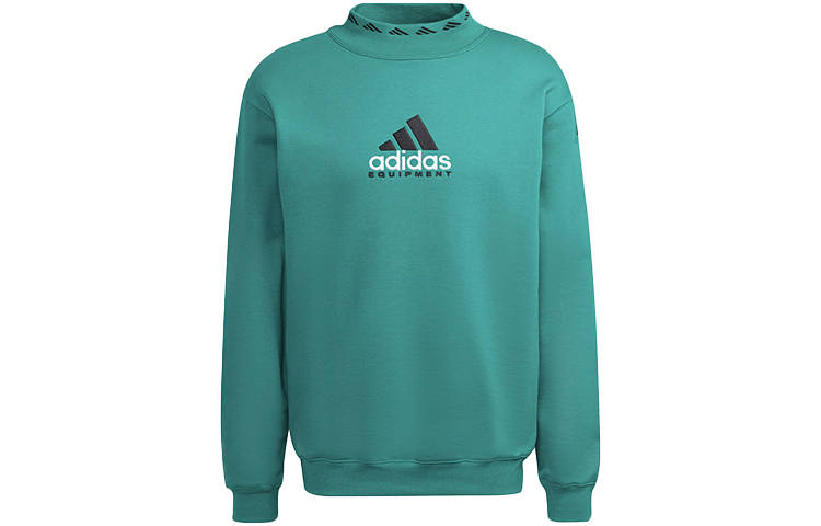Adidas Originals EQT Sweatshirts Men's Green Half Turtleneck Moderate Regular