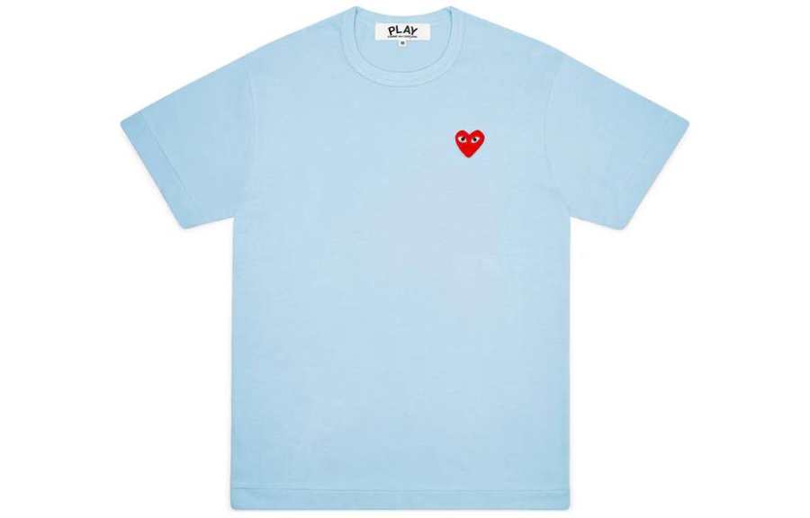 CDG Play Comme Des Garcons Play Pastelle Red Emblem T shirt