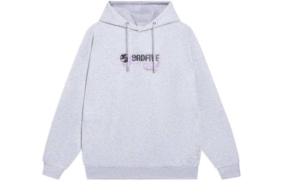 Li-Ning Li Ning Badfive Sweatshirt Unisex Light Heather Gray