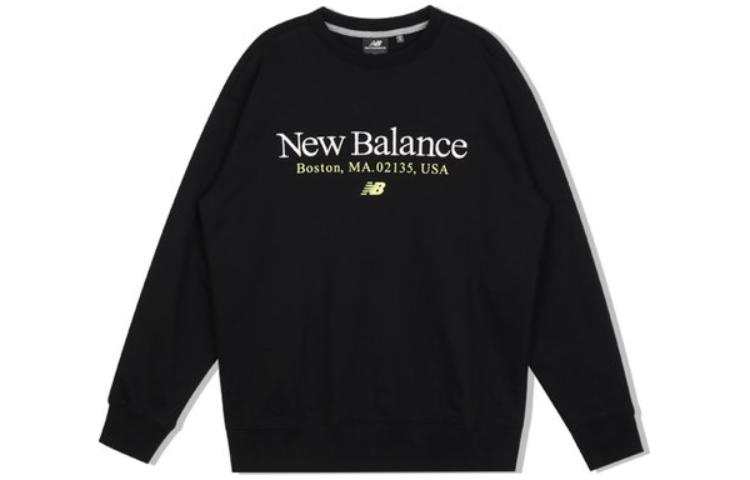 New Balance New Balance Sweatshirts Men's Black Crew Neck Moderate Other
