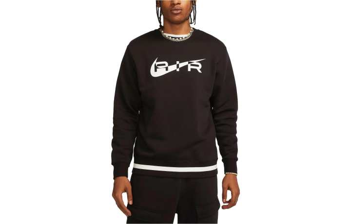 Nike Nike Sweatshirts Men's Black Crew Neck Moderate Regular